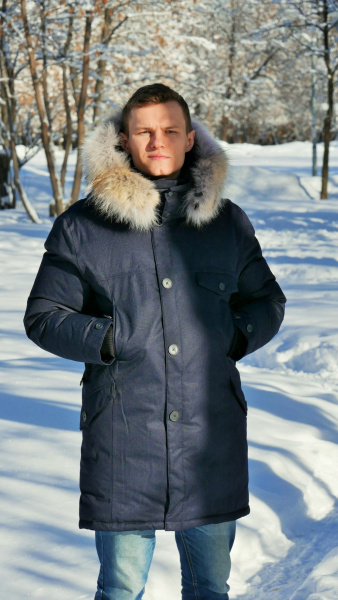 Пуховик Johan (Мужской; L; Black)